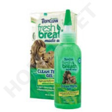 Tropiclean Fresh Breath Clean Teeth Gel voor honden